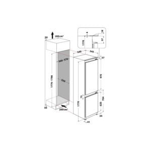 Frigorifer Montues Hotpoint Ariston  Bcb 70301