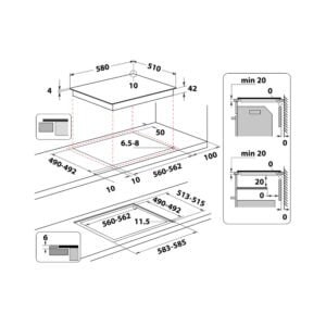Pllake Whirlpool AKT 8090 NE
