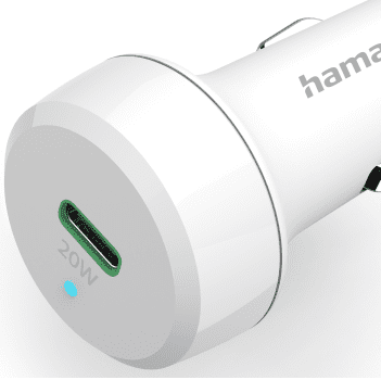 Karikues i shpejtë Hama, për veturë, PD, 20 W, 1 m, i bardhë - Image 3