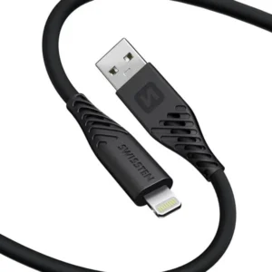 Kabllo Swissten silikon USB – Lightning, 1.5m