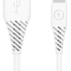 Kabllo Swissten USB-C 3.1, 1.5m, e bardhë, 7mm