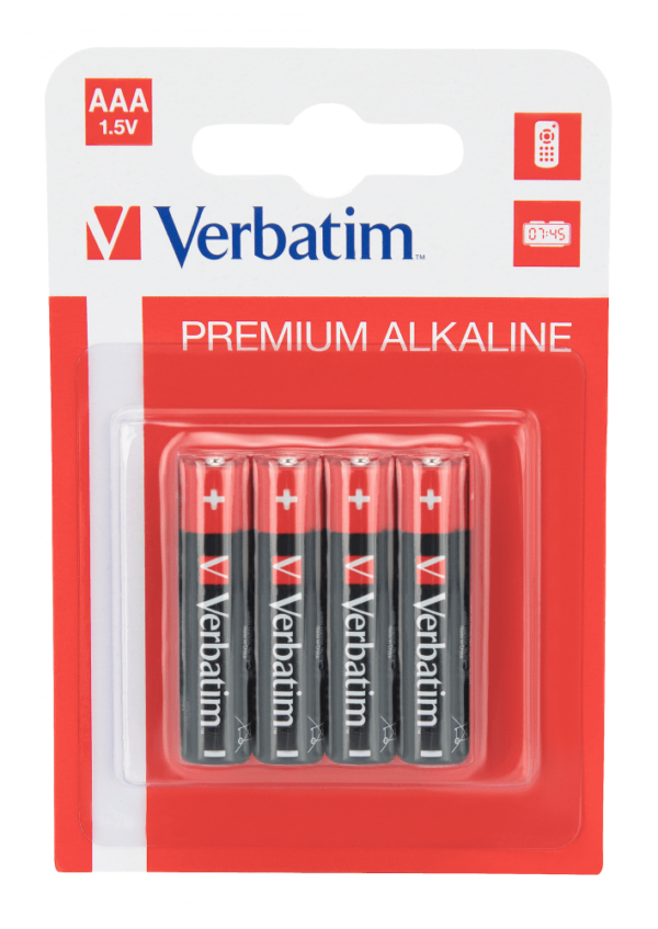 Bateri AA Verbatim Premium Alkaline LR6, 1.5V